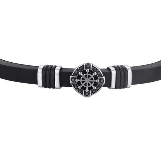 PULSERA TIMÓN DE SILICONA PARA HOMBRE