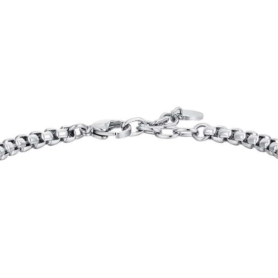 BRAZALETE DE ACERO PARA HOMBRE ELEMENTOS DE CERÁMICA NEGRA
