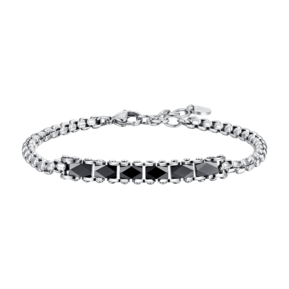 BRAZALETE DE ACERO PARA HOMBRE ELEMENTOS CENTRALES