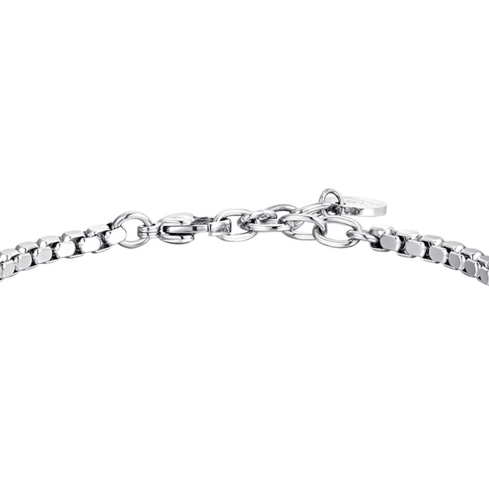 CRUZ E IP BRAZALETE DE ACERO ORO ROSA PARA HOMBRE