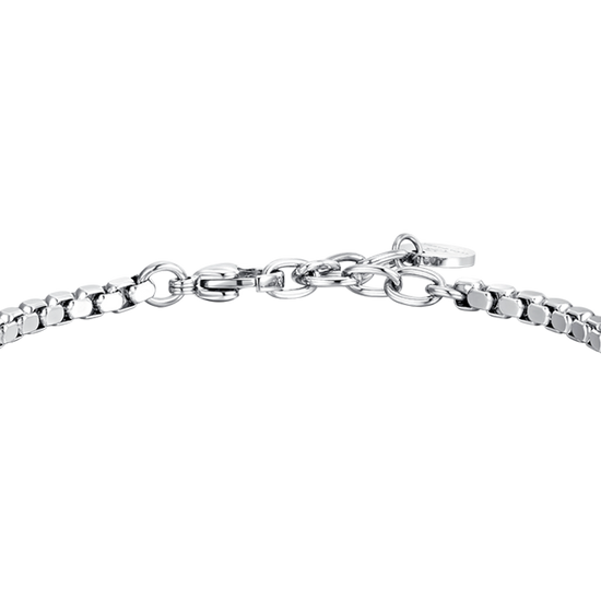 CRUZ DE ACERO Y BRAZALETE DE ACERO IP NEGRO