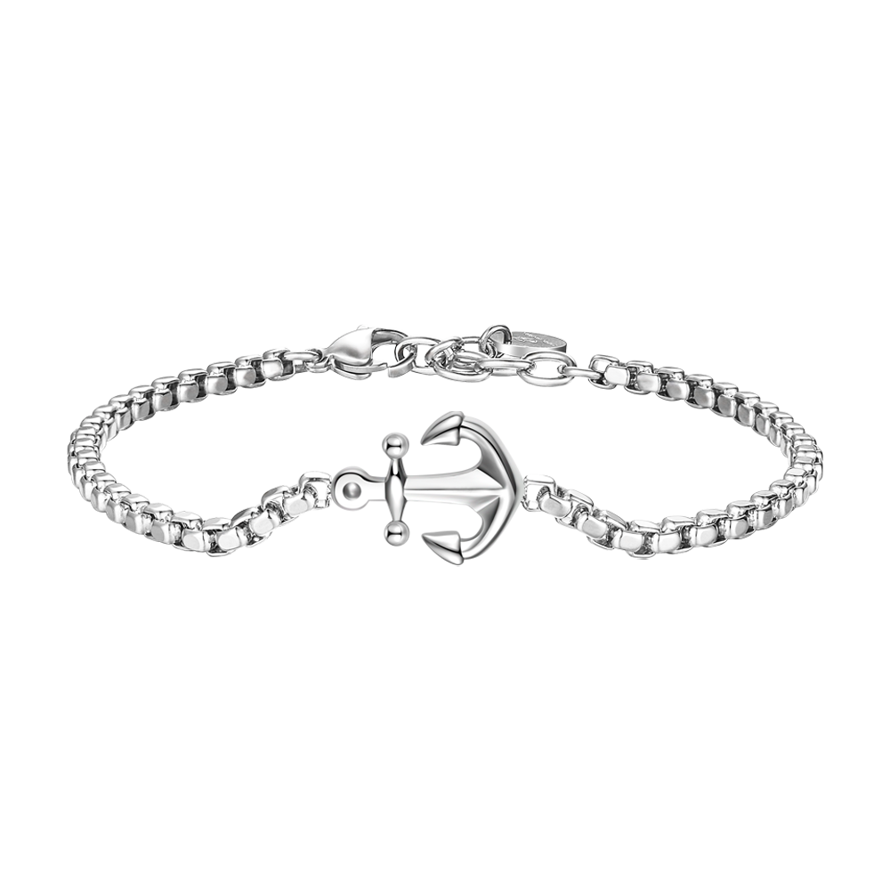 PULSERA DE ACERO PARA HOMBRE CON ANCLA