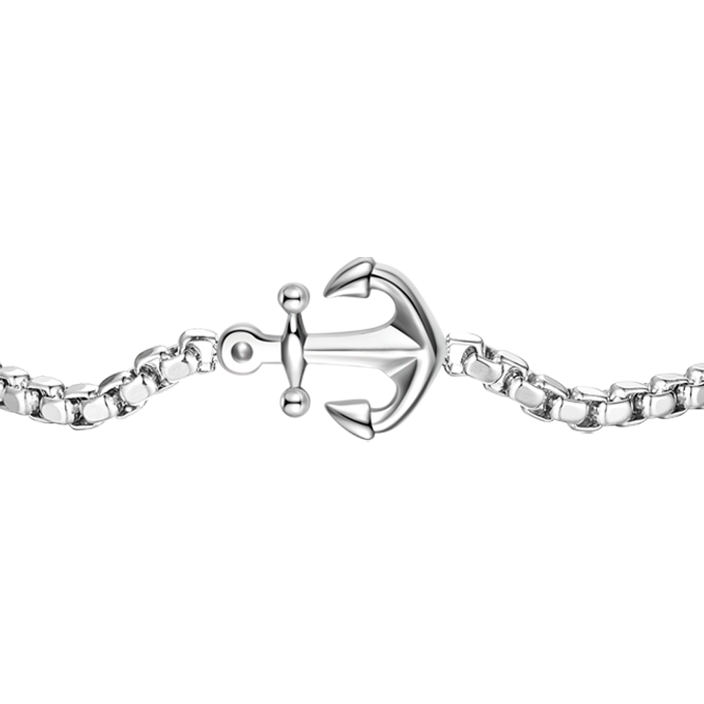 PULSERA DE ACERO PARA HOMBRE CON ANCLA