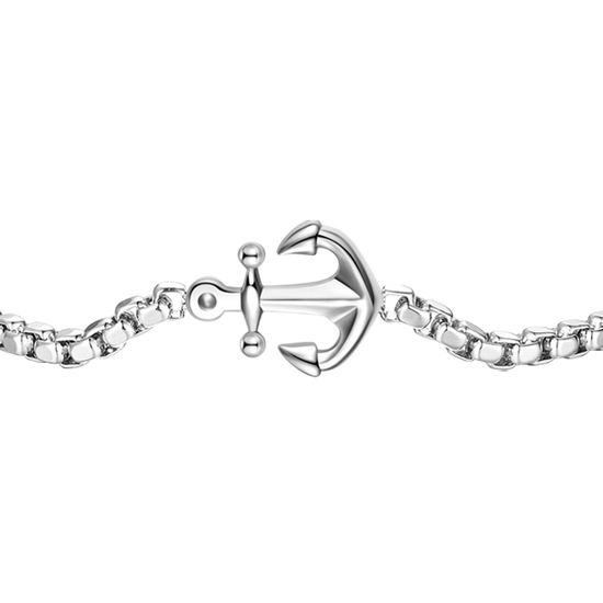 PULSERA DE ACERO PARA HOMBRE CON ANCLA