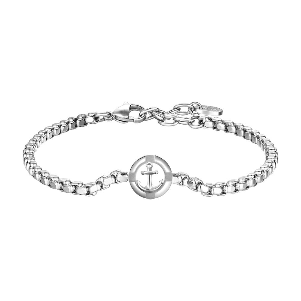 PULSERA DE ACERO PARA HOMBRE CON ANCLA