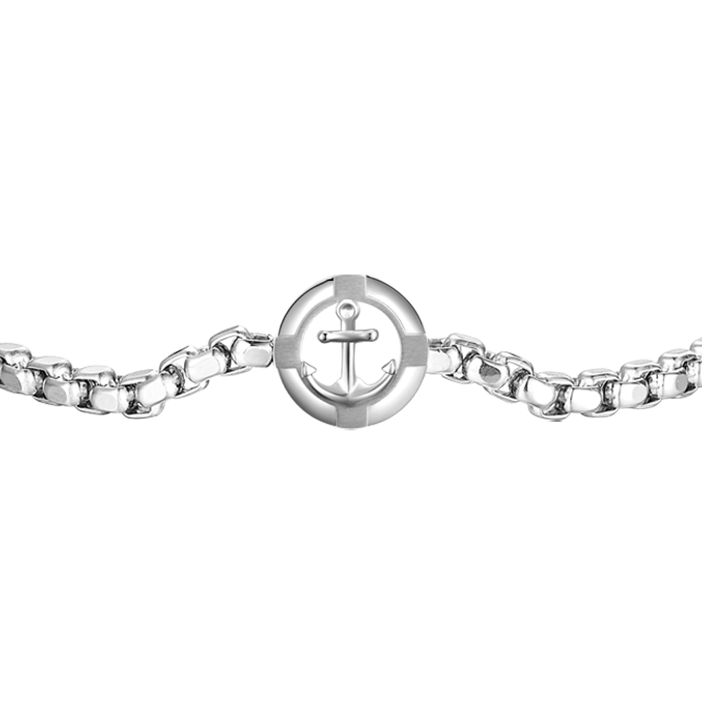 PULSERA DE ACERO PARA HOMBRE CON ANCLA