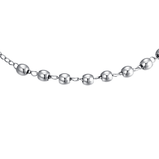 BRACCIALE UOMO ROSARIO IN ACCIAIO