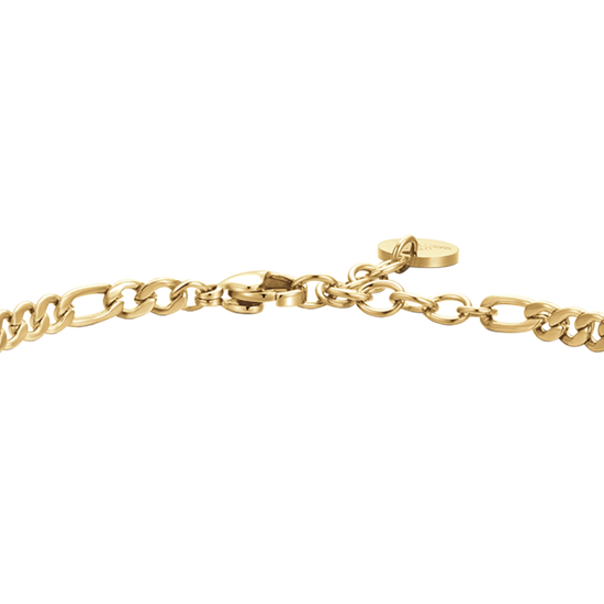 Carica immagine nella Galleria BRACCIALE UOMO IN ACCIAIO  IP GOLD
