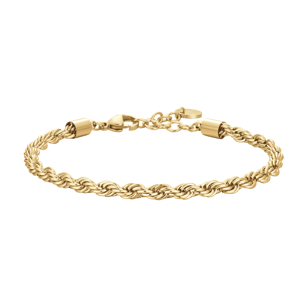 BRAZALETE DE HOMBRE IP ORO ACERO
