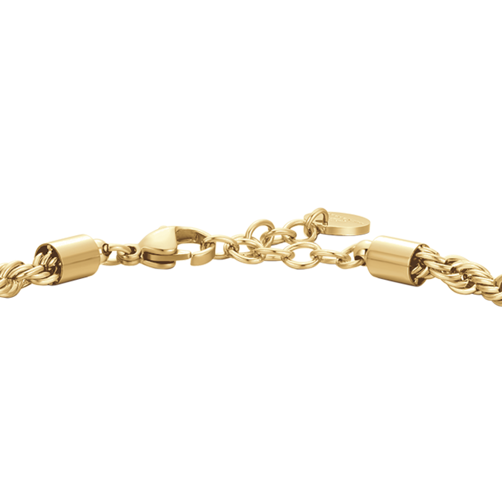 BRAZALETE DE HOMBRE IP ORO ACERO