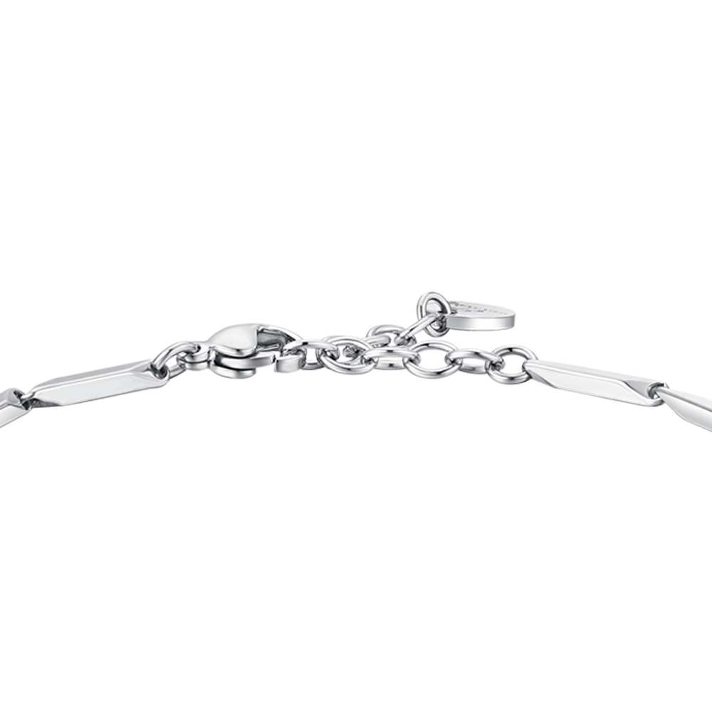 PULSERA DE ACERO PARA HOMBRE CON PIEDRAS DE TURQUESA