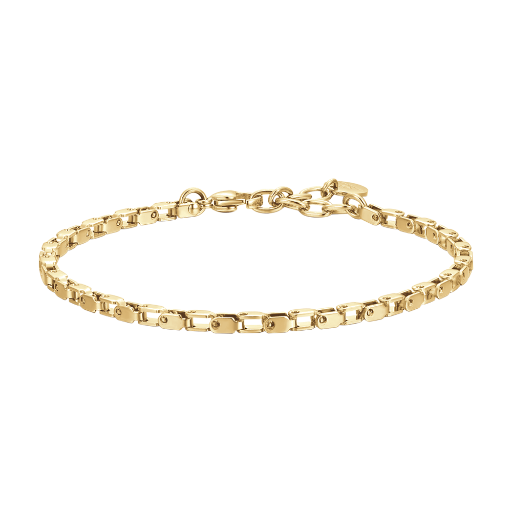 BRAZALETE DE HOMBRE IP ORO ACERO