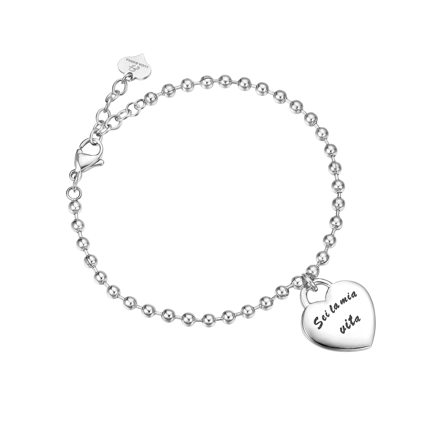PULSERA DE ACERO CON COLGANTE DE METAL "YOU ARE MY LIFE