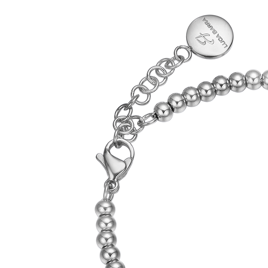 PULSERA DE ACERO "DONDE LA VIDA COMIENZA Y EL AMOR NUNCA TERMINA