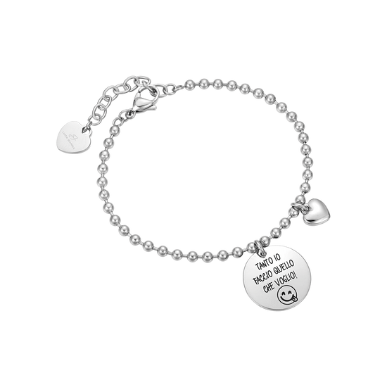 PULSERA CON INSCRIPCIÓN "HAGO LO QUE QUIERO