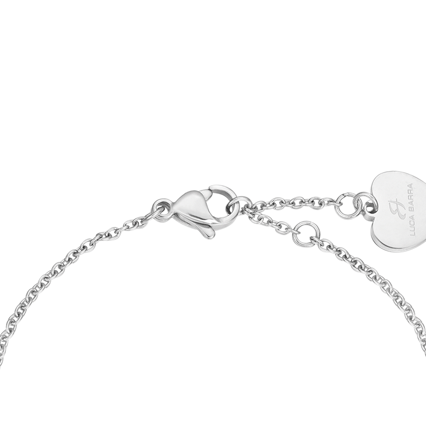 PULSERA DE ACERO CON ESTRELLAS ROSAS