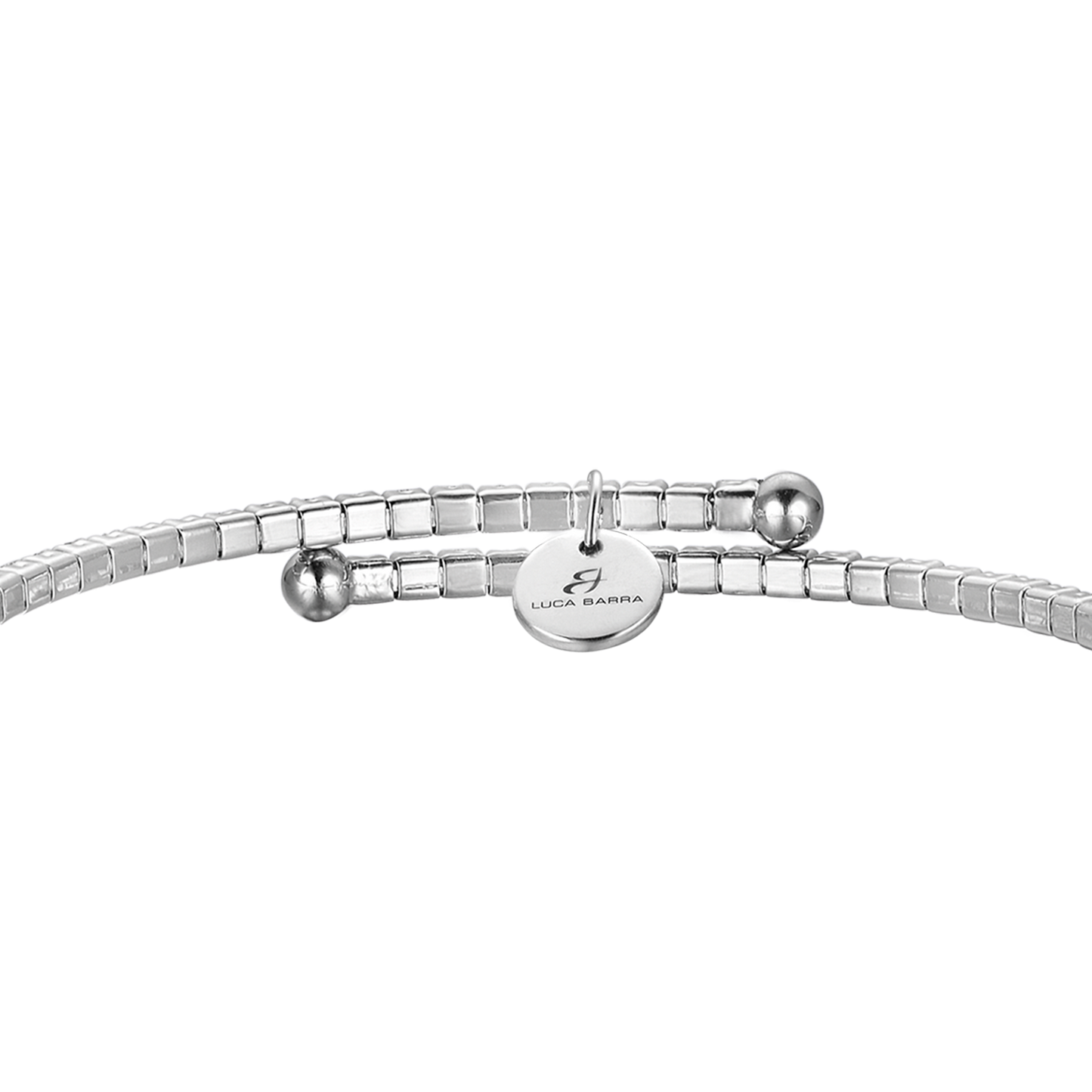 PULSERA DE METAL CON CRISTALES ROJOS