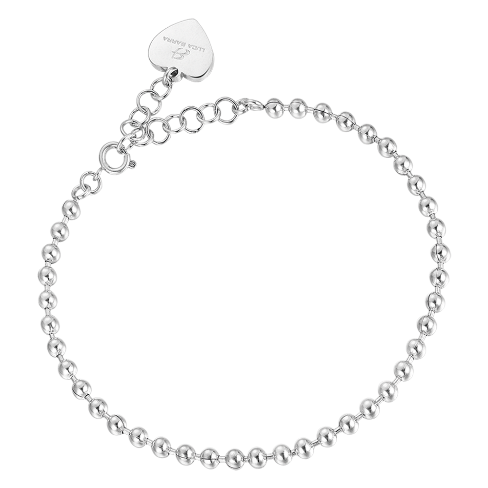 PULSERA DE ACERO PALLADA PARA MUJER Luca Barra