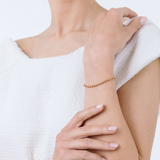 PULSERA DE ACERO GRANALLADO PARA MUJER