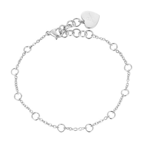 IP BRAZALETE DE ACERO ROSA PARA MUJER