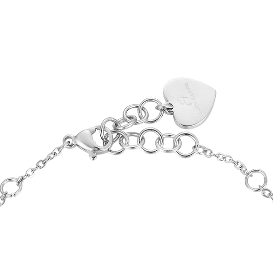 IP BRAZALETE DE ACERO ROSA PARA MUJER