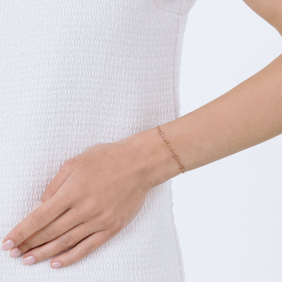 IP BRAZALETE DE ACERO ROSA PARA MUJER