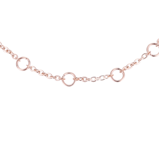 IP BRAZALETE DE ACERO ROSA PARA MUJER