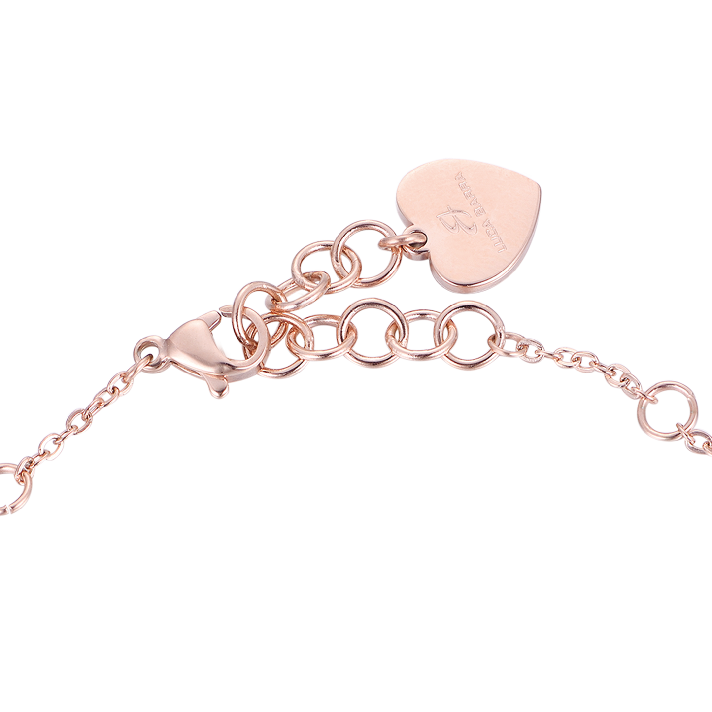 IP BRAZALETE DE ACERO ROSA PARA MUJER