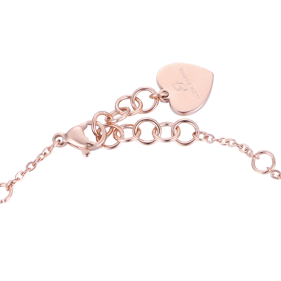 IP BRAZALETE DE ACERO ROSA PARA MUJER