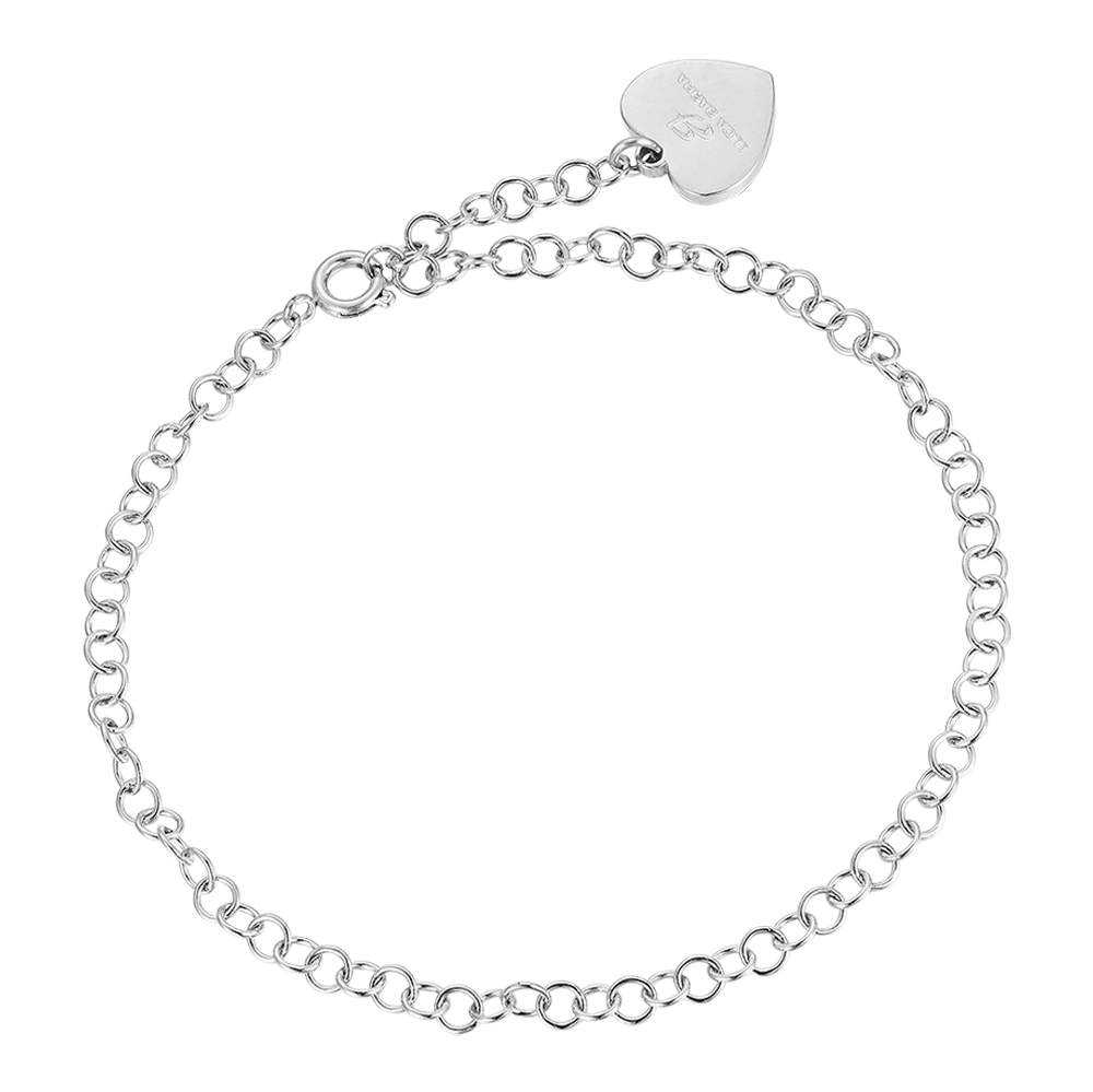 PULSERA DE ACERO PARA MUJER CON PEQUEÑOS BORDEOS Luca Barra