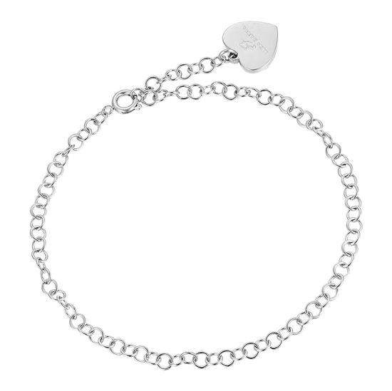 PULSERA DE ACERO PARA MUJER CON PEQUEÑOS BORDEOS Luca Barra