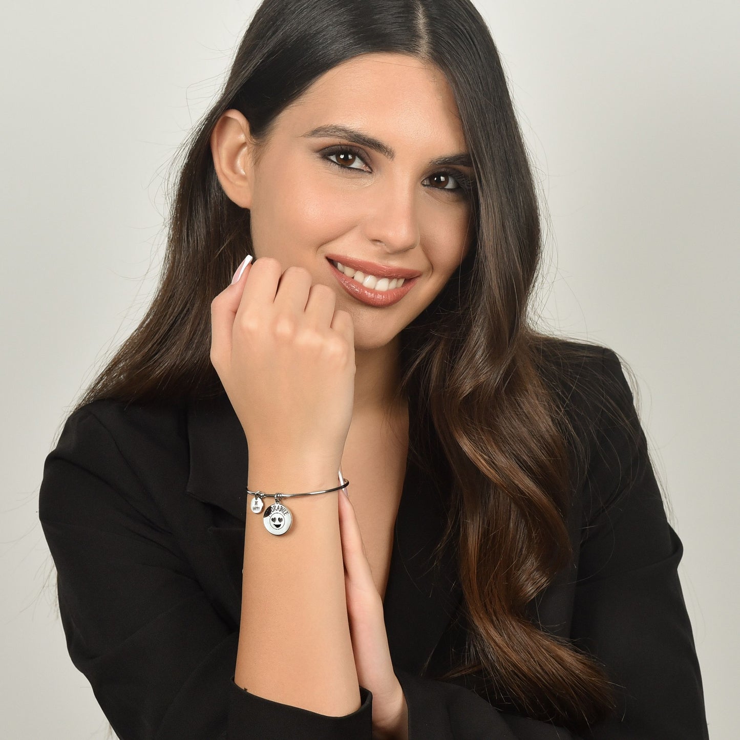 ADORABLE PULSERA DE ACERO PARA MUJER