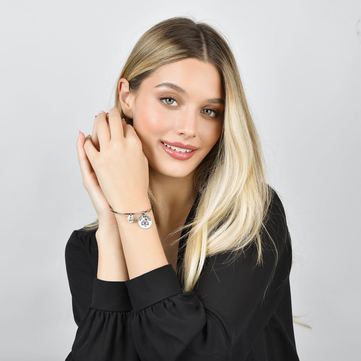 PULSERA DE ACERO PARA MUJER JUST MARRIED