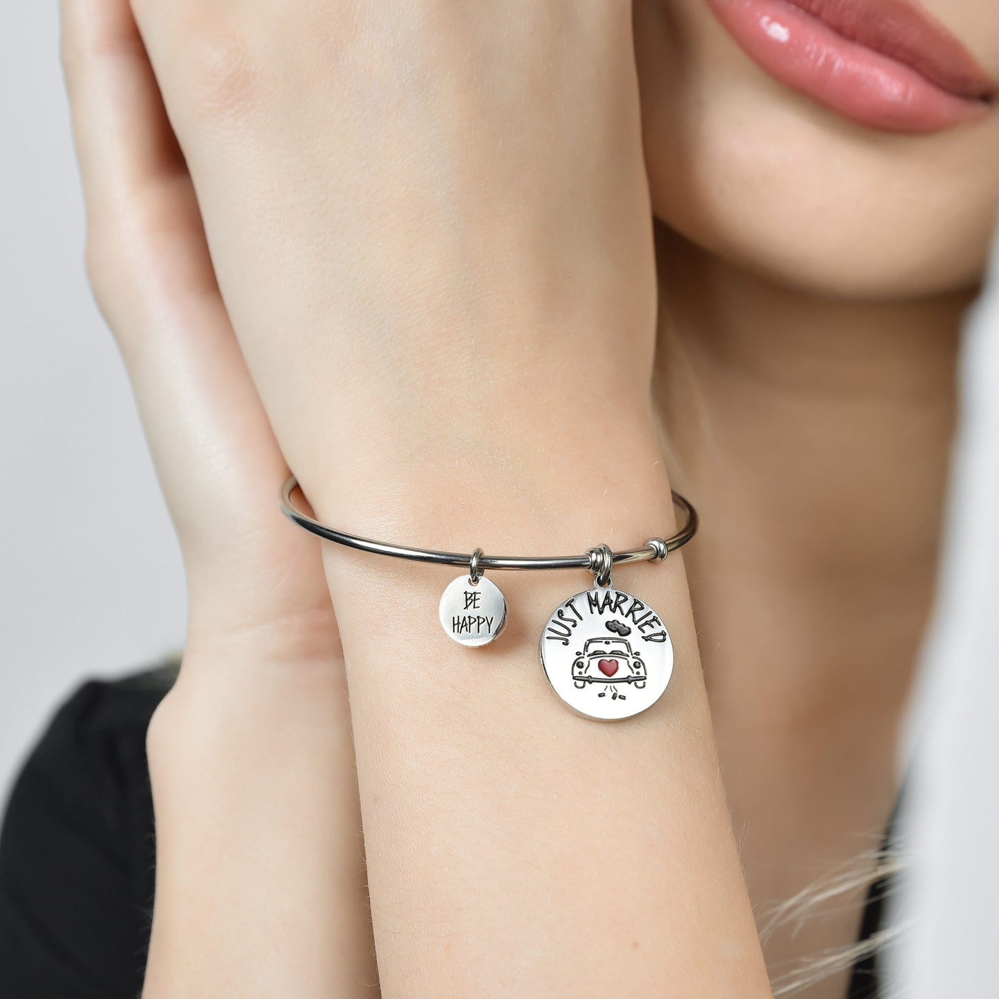 PULSERA DE ACERO PARA MUJER JUST MARRIED