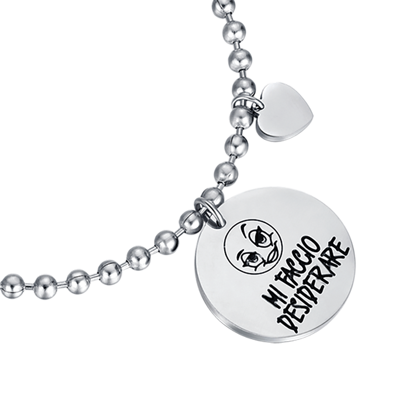PULSERA DE ACERO PARA MUJER CON LA FRASE I MAKE MYSELF WANTED