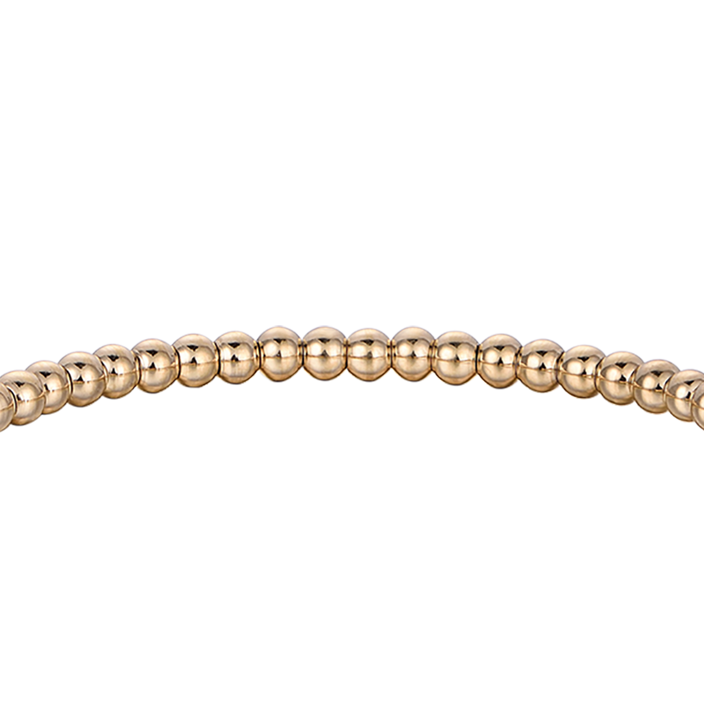 PULSERA DE ACERO DORADO CON CRISTALES BLANCOS