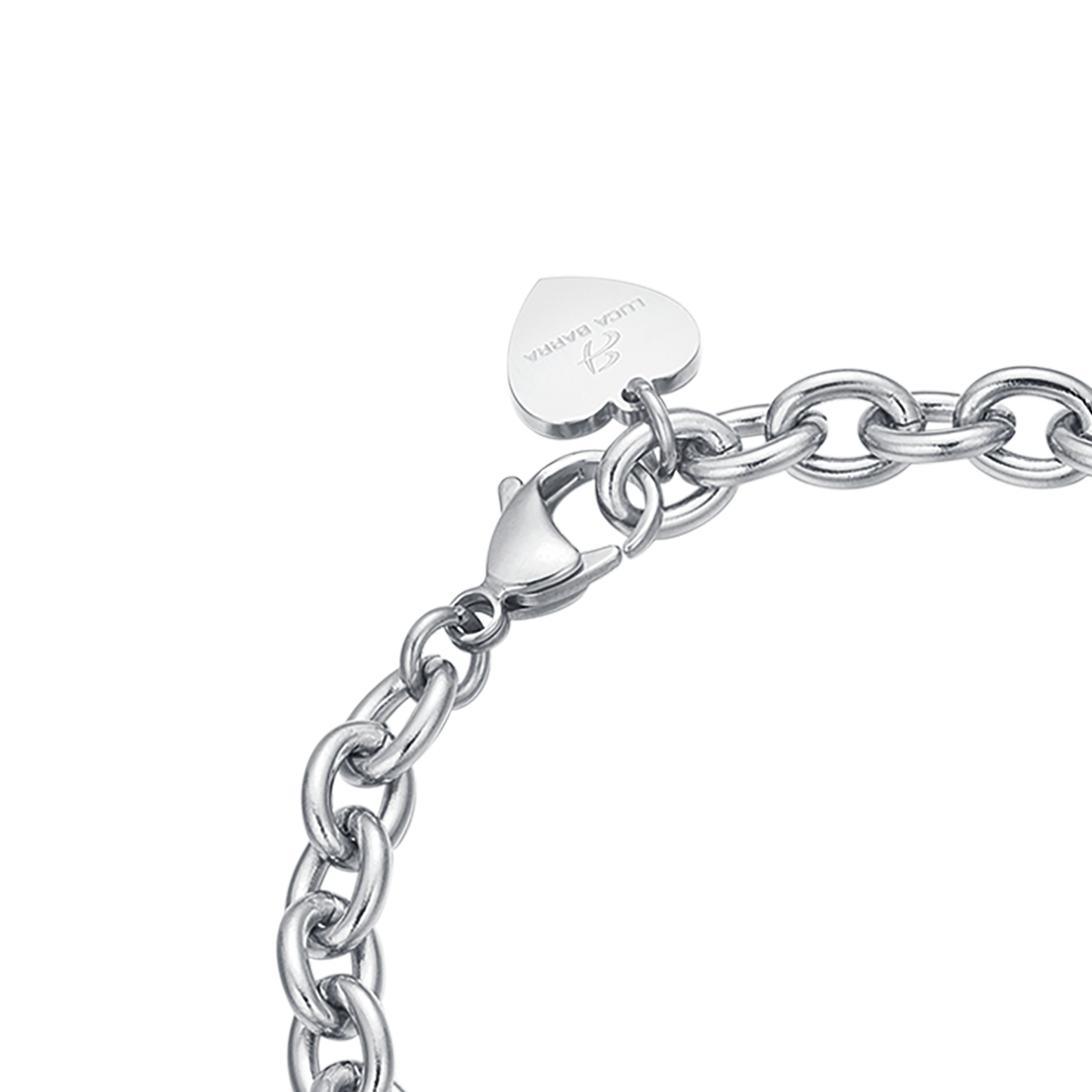 PULSERA DE ACERO PARA SEÑORAS CON CORAZÓN GRACIAS PROF.