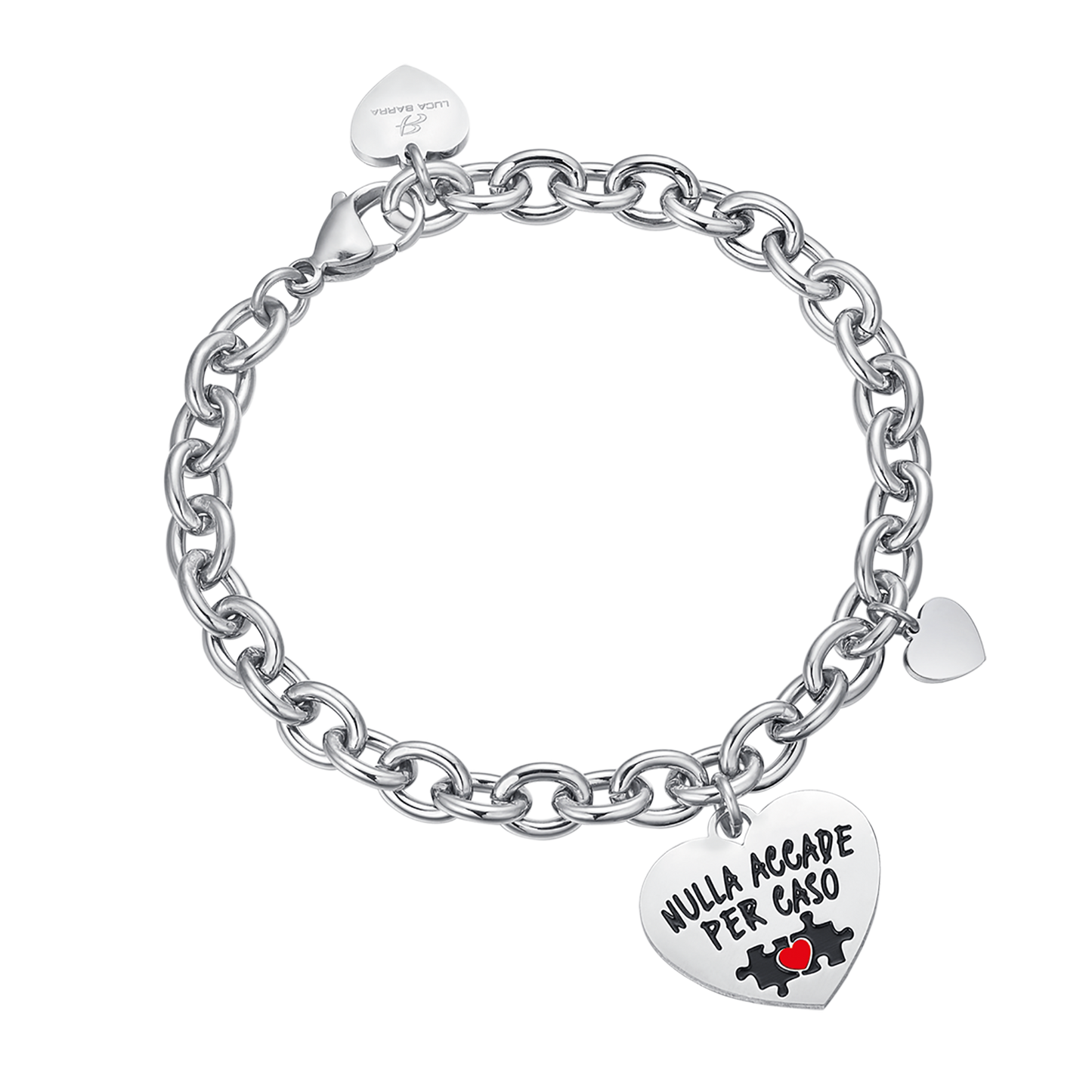 BRAZALETE DE ACERO PARA MUJER NADA SUCEDE POR CASUALIDAD