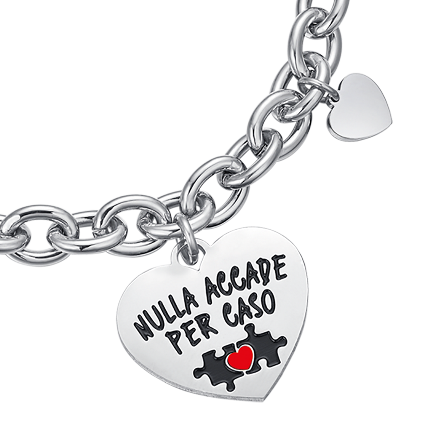 BRAZALETE DE ACERO PARA MUJER NADA SUCEDE POR CASUALIDAD