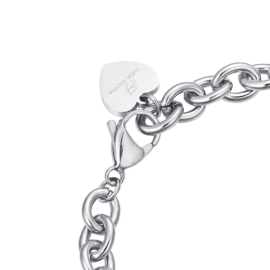 PULSERA DE ACERO CON MARIPOSA IP ROSE