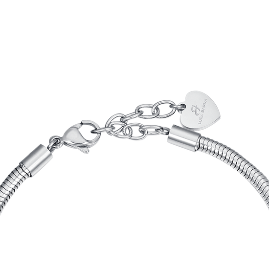 PULSERA DE ACERO CON AMULETOS DE LA SUERTE