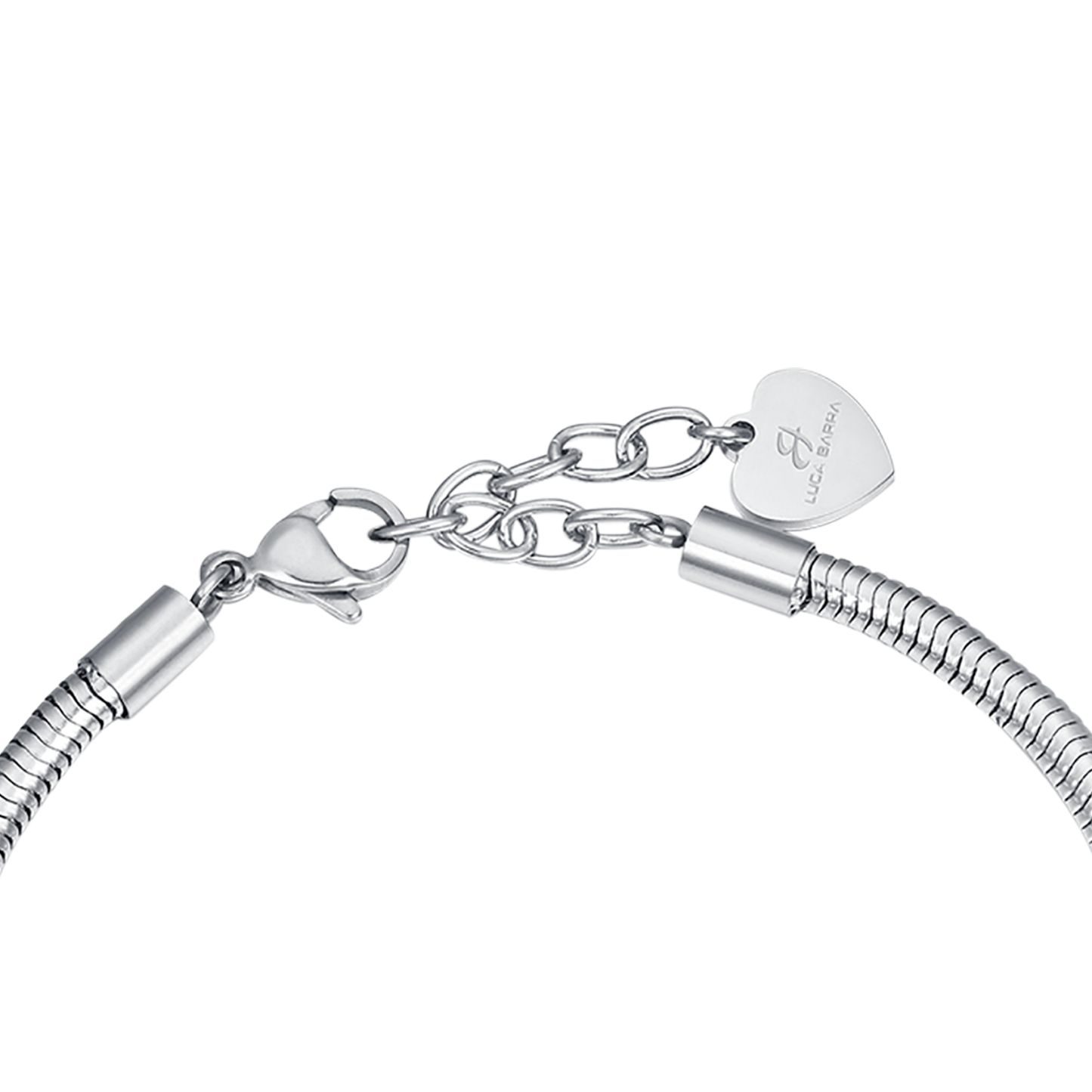 PULSERA DE ACERO CON AMULETOS DE LA SUERTE