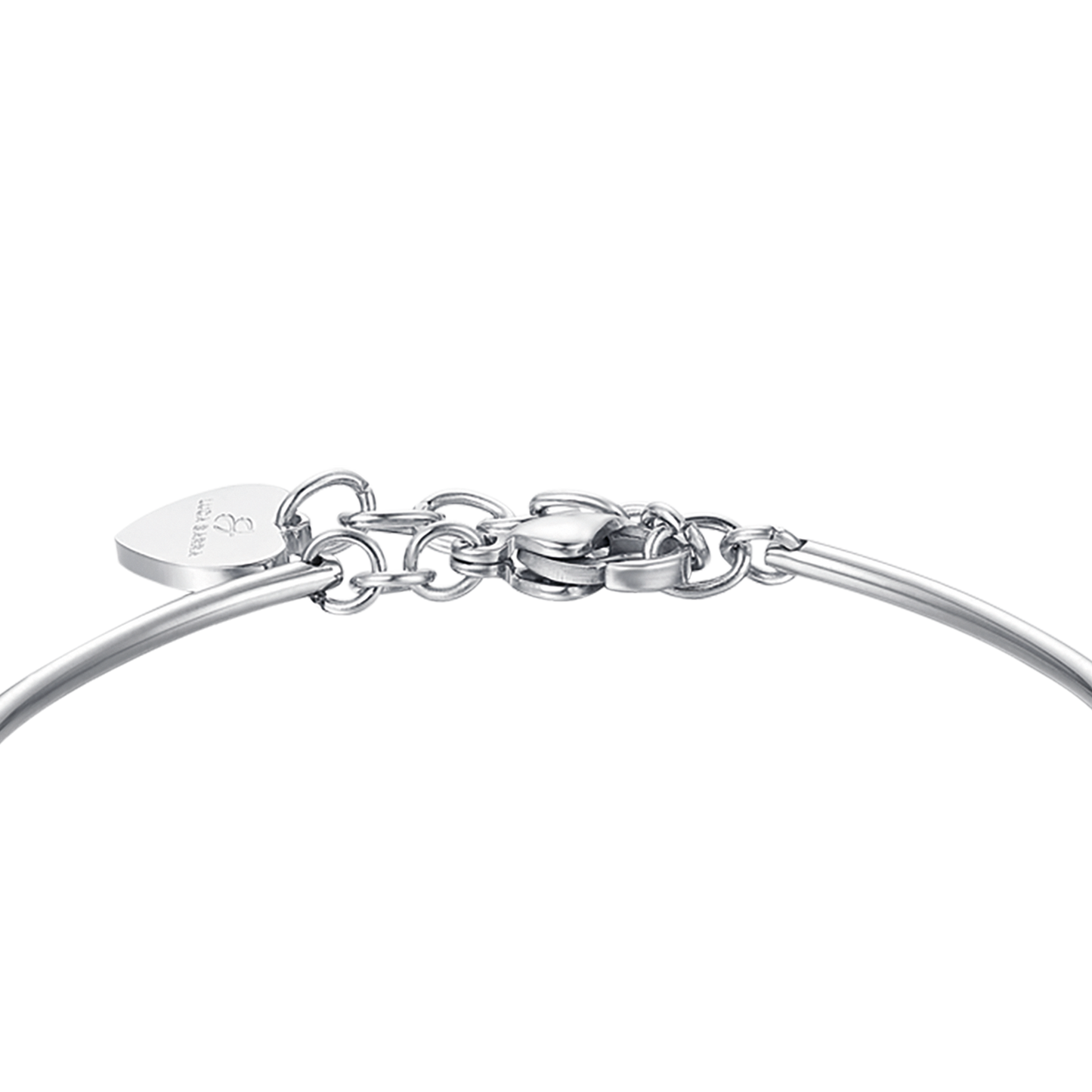 PULSERA DE ACERO PARA MUJER CON INSCRIPCIÓN DE LA SUERTE