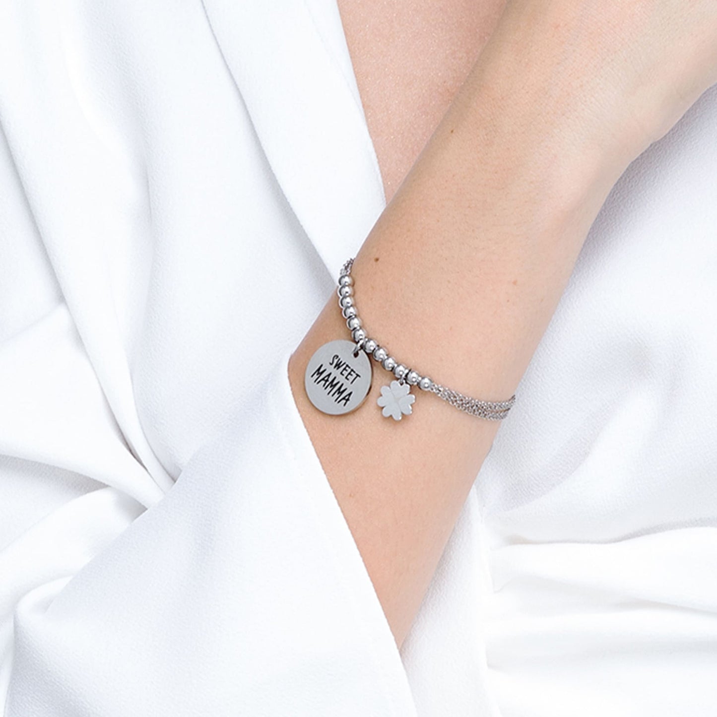 PULSERA DE ACERO SWEET MAMMA PARA MUJER