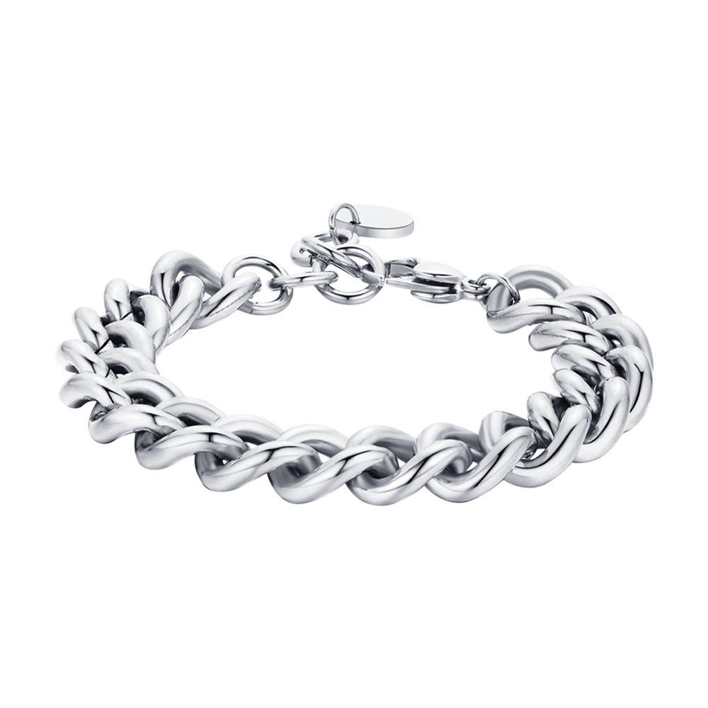 PULSERA DE ESLABONES DE ACERO PARA MUJER