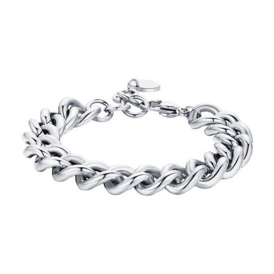 PULSERA DE ESLABONES DE ACERO PARA MUJER