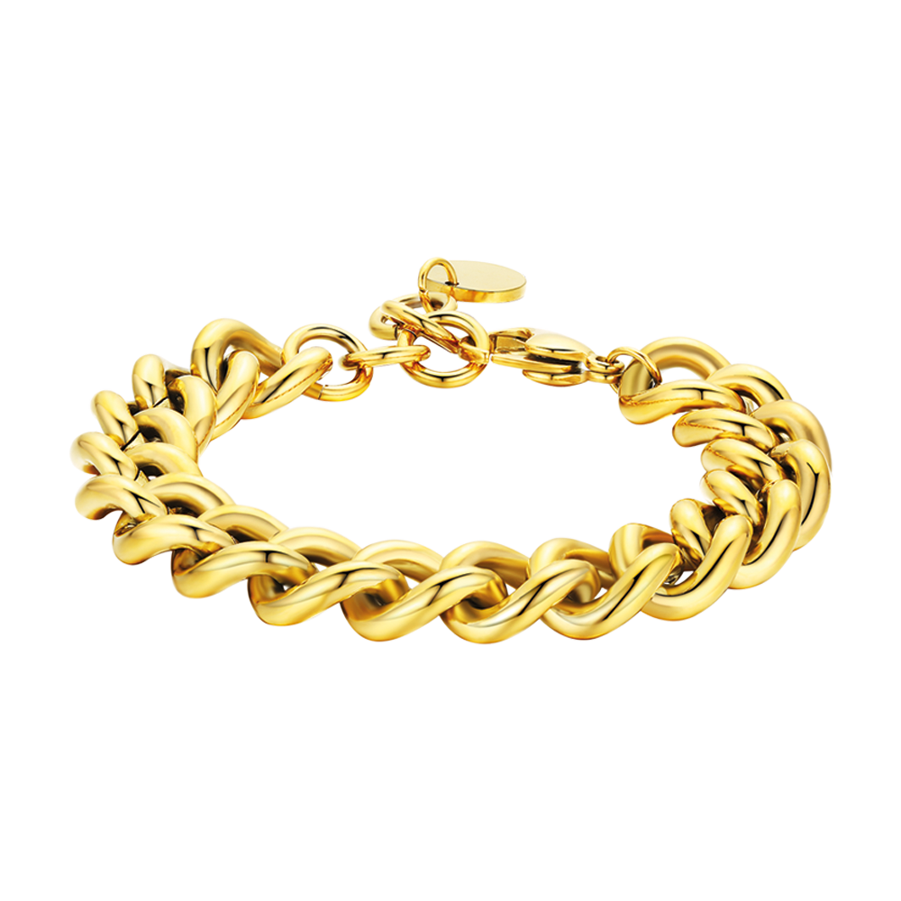 PULSERA DE ESLABONES DE ACERO PARA MUJER