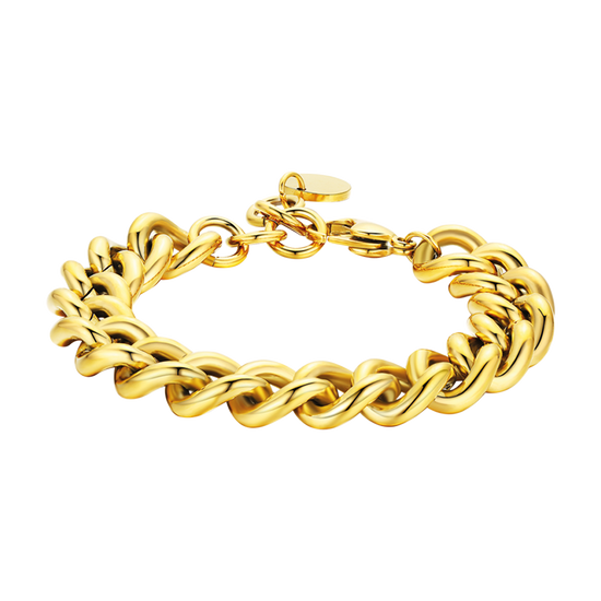 PULSERA DE ESLABONES DE ACERO PARA MUJER