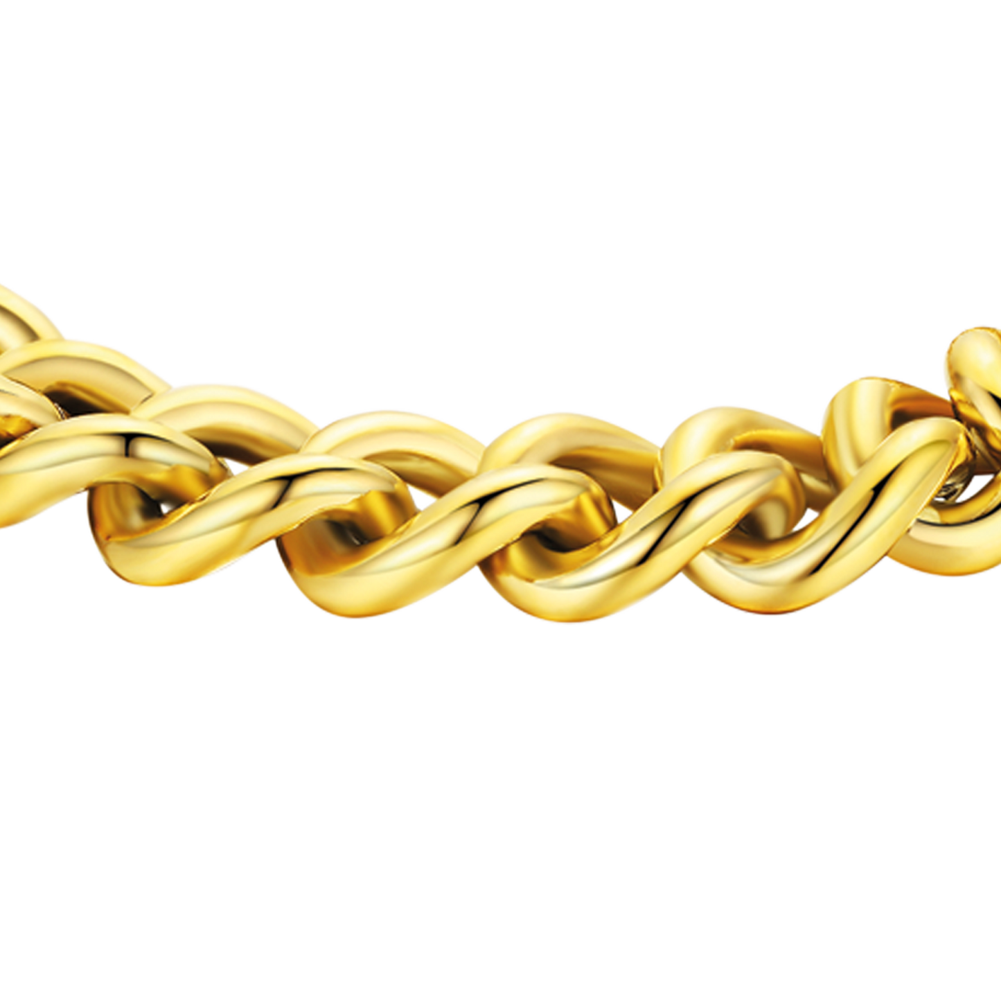 PULSERA DE ESLABONES DE ACERO PARA MUJER