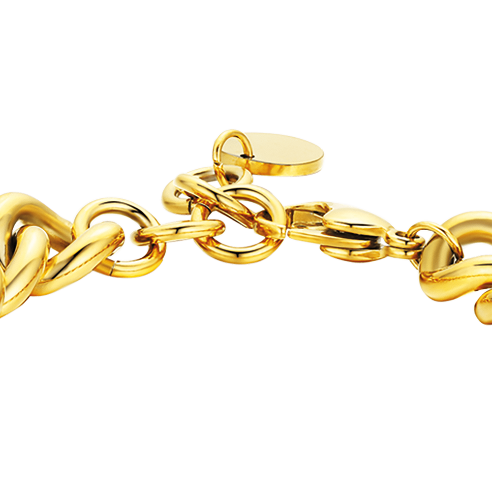 PULSERA DE ESLABONES DE ACERO PARA MUJER